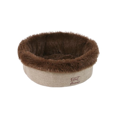 Diana - Barva: Hnědý fleece, Rozměry v cm: Ø 50
